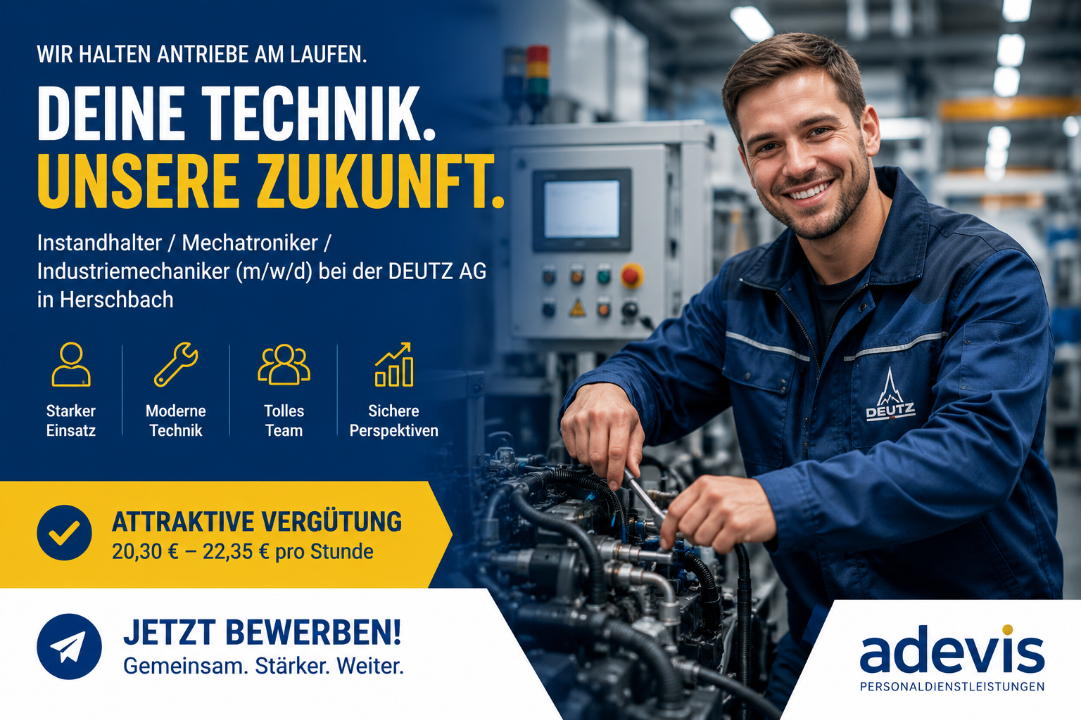 Instandhalter / Mechatroniker / Industriemechaniker (m/w/d)